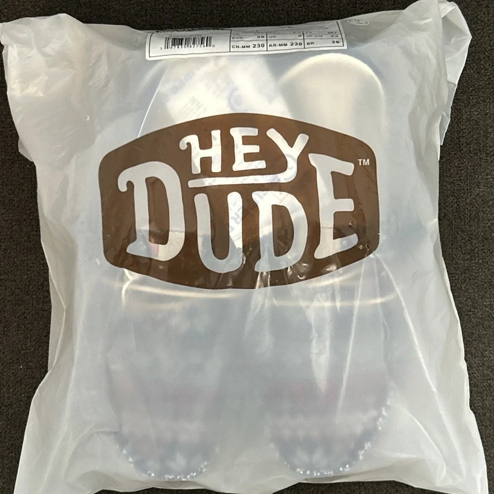 Hey Dude Wendy Winter Sweater Womens 7 Navy Blue Ugly Slip On Shoes 43536-4HQ - Picture 8 of 10